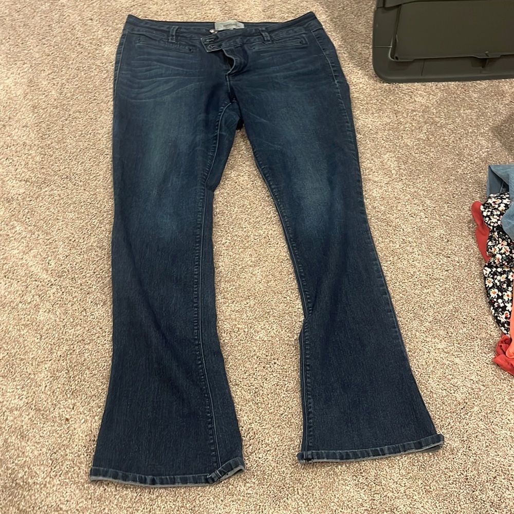 Rewind size 15 jeans with flare